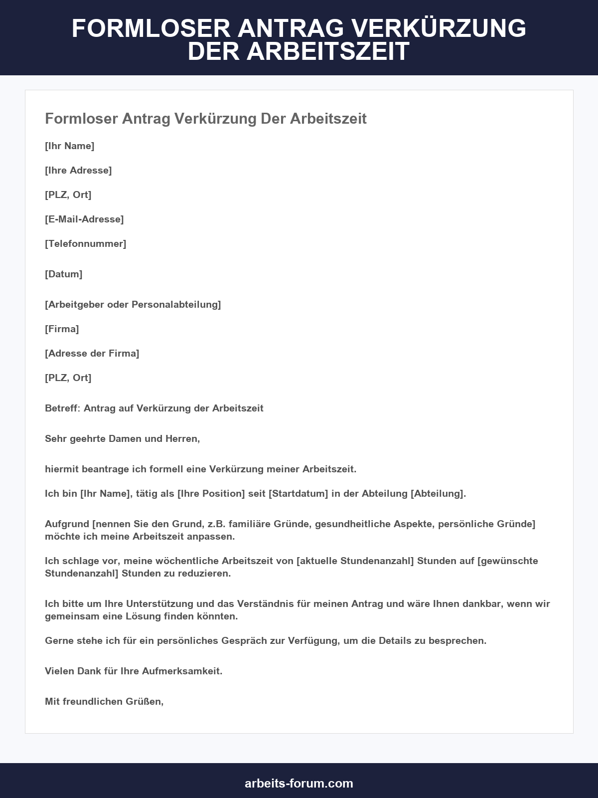 antrag auf verkürzung der ausbildung